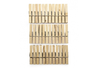 Natural Wooden Clothes Pegs (pack of 36)